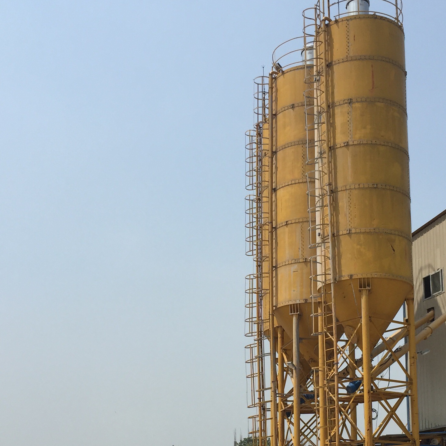 100t bolted silo được lắp đặt ở bangladesh